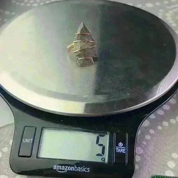 Vintage handmade authentic arrowhead wire ring size 6 - Picture 13 of 15